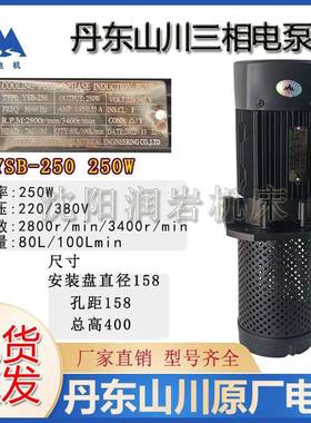丹东山川三相电泵YSB-250250W圆盘158原厂冷却泵水泵