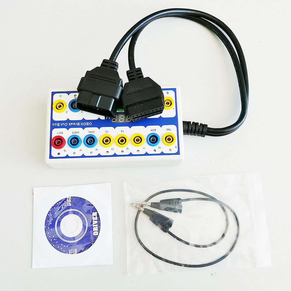OBDII Protocol Detector Car OBD Break Out Box Breakout