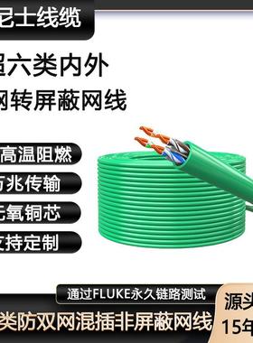 CAT6AUTP24AWG0.51MM0.5MM万兆绿色超六类非屏蔽网线