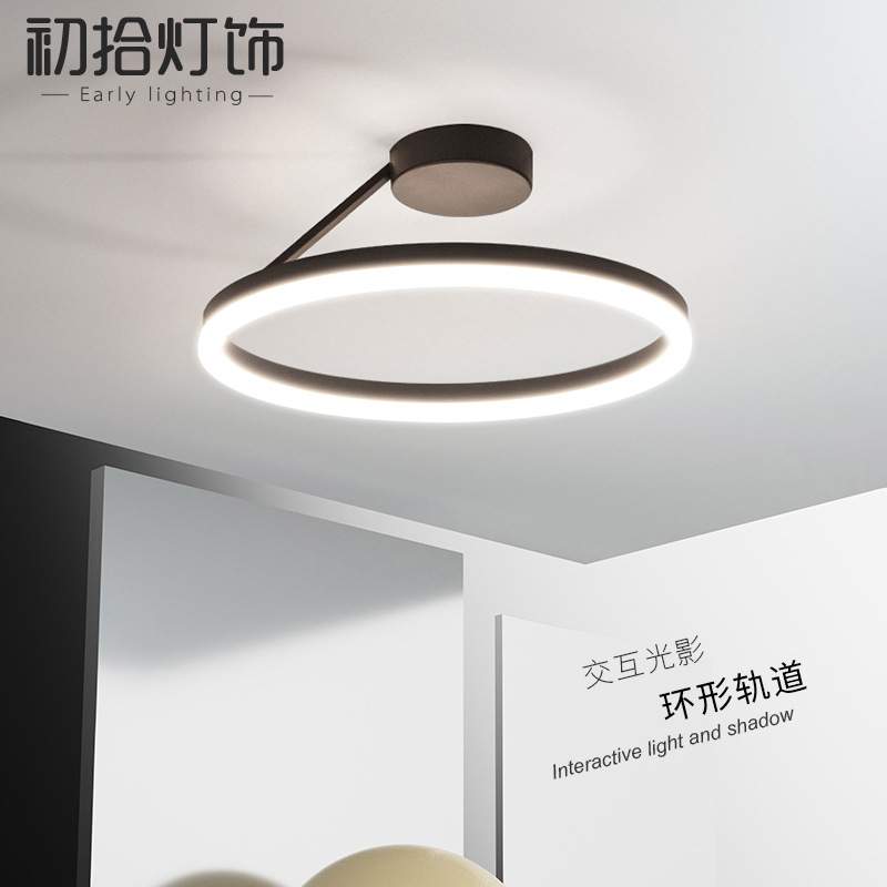 房间灯卧室灯主卧2023年新款现代简约家用北欧极简led吸顶灯卧室