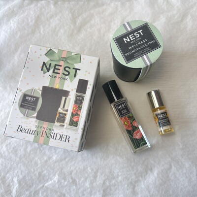 NEST  Fragrance薄荷香草香薰蜡烛27g罂粟香水6ml香草油3ml小样套