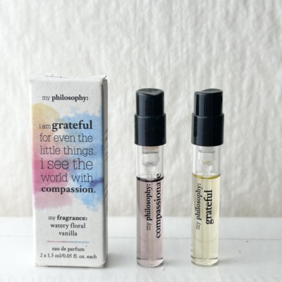 Philosophy自然哲理香水小样试管1.5ml×2支 花香调