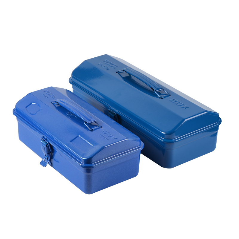 工具箱铁大号中号小号加厚手提铁皮箱子单层家用车载维修整理收纳