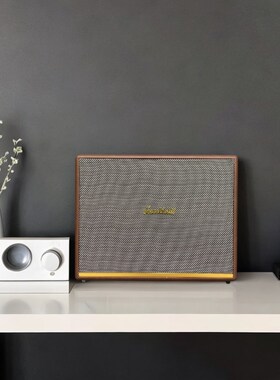 棕色马歇尔音箱模型复古音响摆件道具拍摄样板间售楼处别墅软装饰