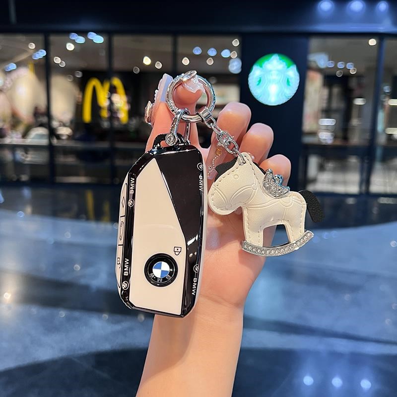 适用24款宝马X5钥匙套新5系530Li包X1 X6 X7 735 740Li iXM车壳扣