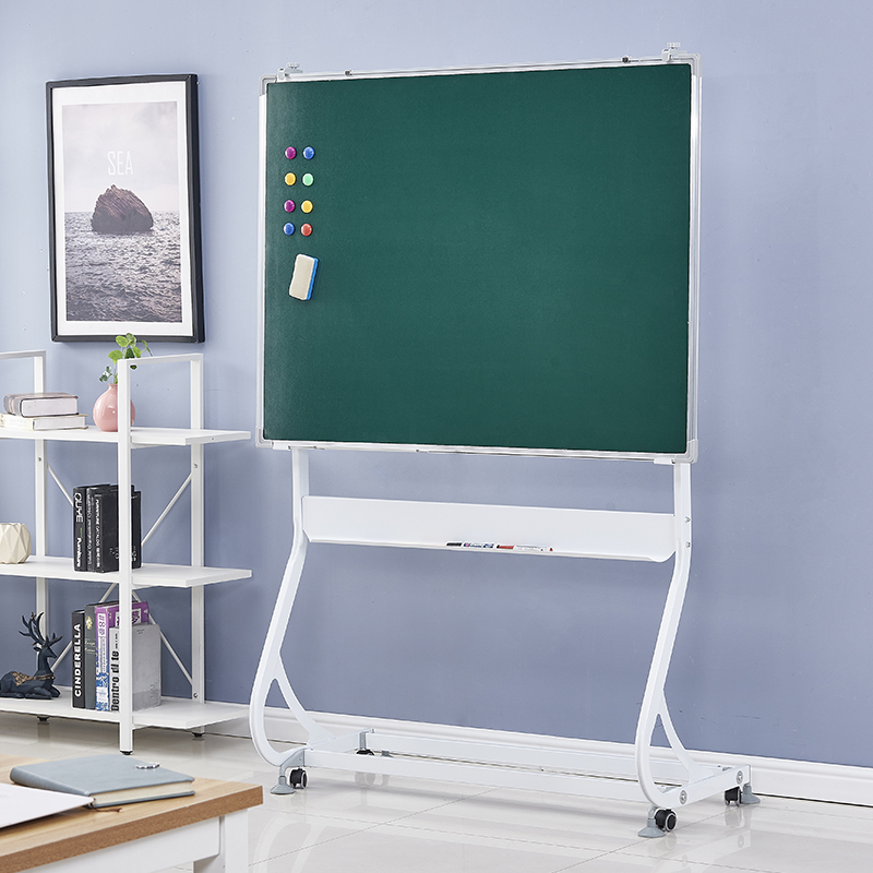 白板写字板支架式S型支架式办公家用大白班版会议培训磁性可移动