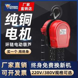 10吨多功能提升机 家用起重220v吊机环链电动葫芦380v倒链1