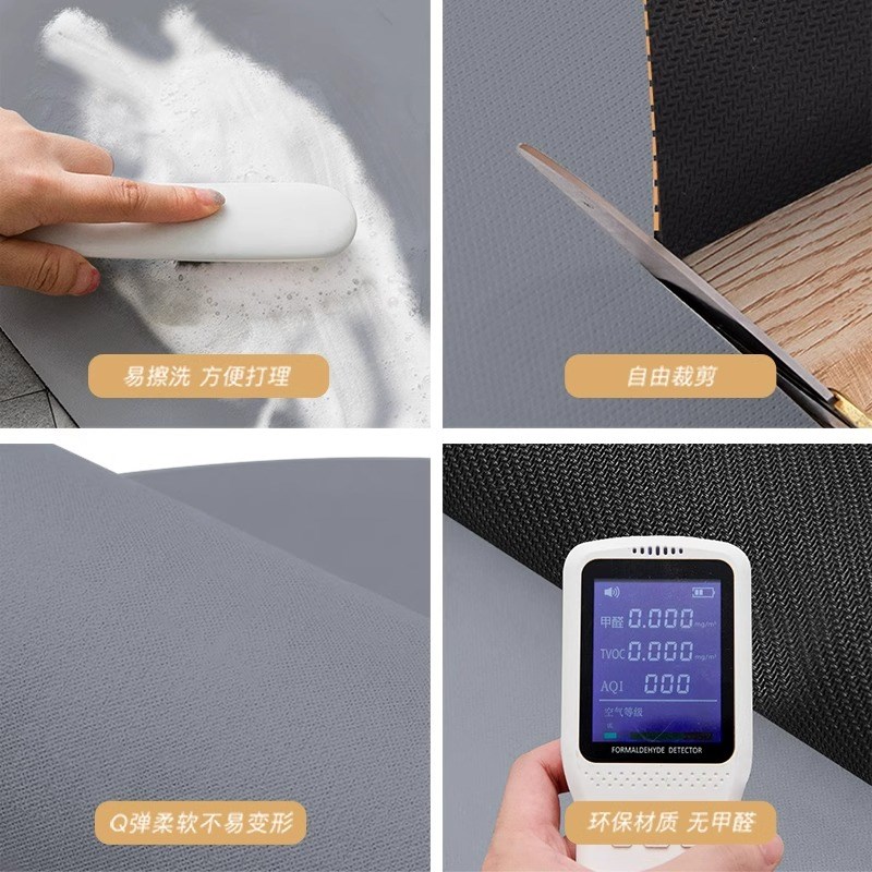 L形转角浴室地垫卫生间进门口洗漱台吸水防滑脚垫厕所硅藻泥地毯