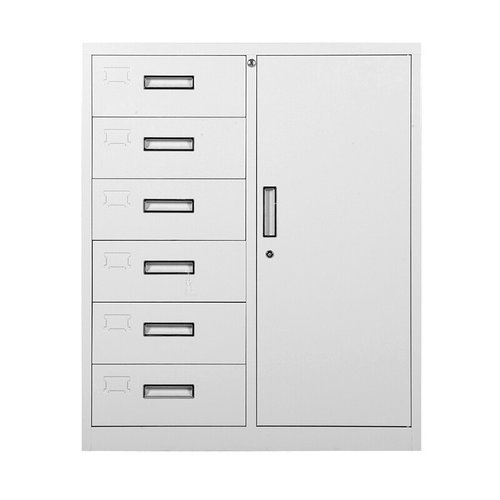 南特 矮柜钢制办公家用档案资料文件柜带锁储物工具桌下活动抽屉