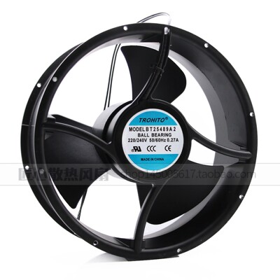 TROHITO BT25489A2 220V-240V 0.27A大风量机柜散热通风机254
