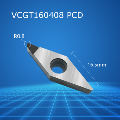 金刚石PCD铝铜专用车刀片 VCGT160402/VCGT160404/VCGT160408 PCD