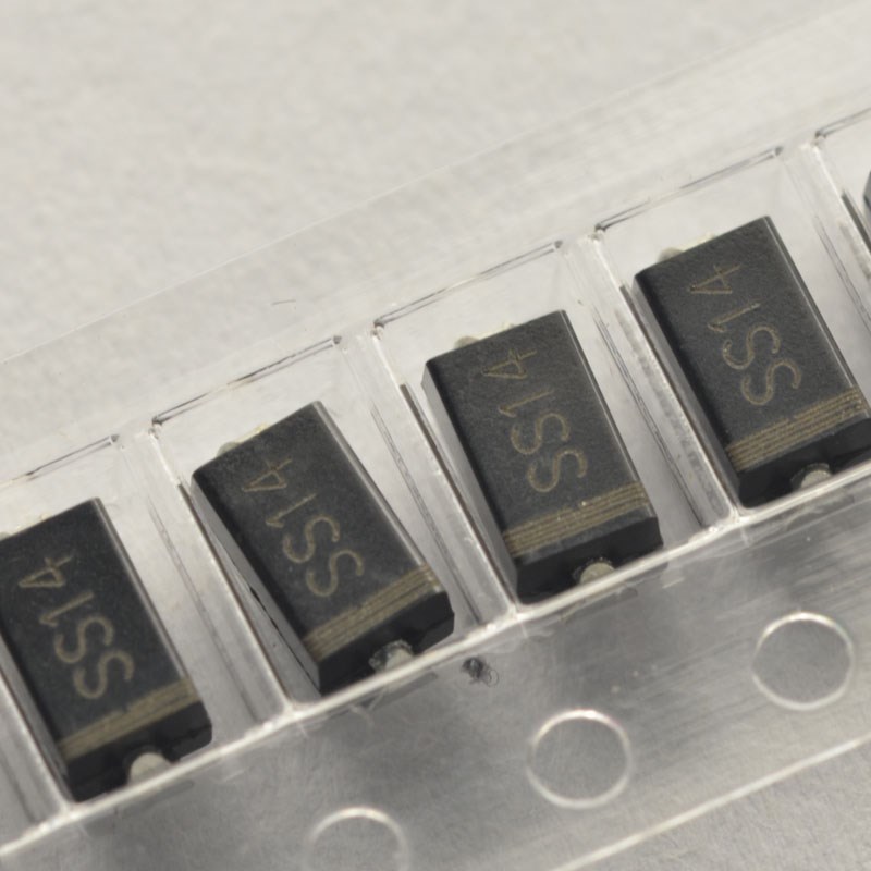 桥田贴片 肖特基二极管1A/40V 1N5819 IN5819 SS14 SMA (100只)