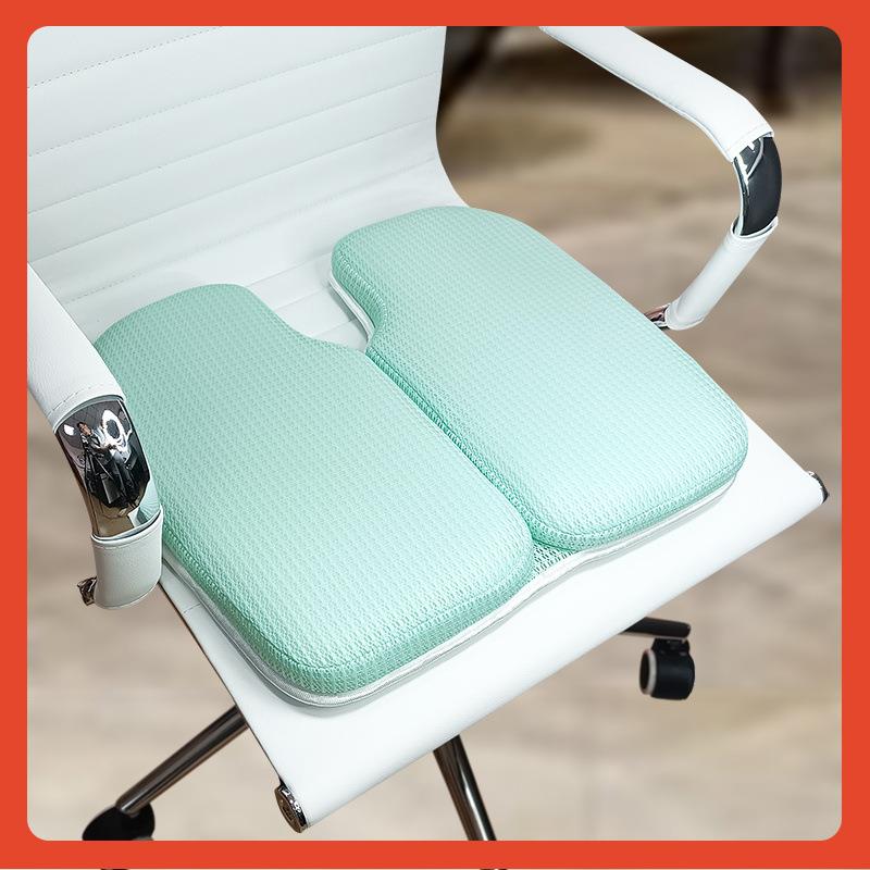 透气坐垫办公室久坐空气纤维坐椅垫减压坐垫屁股垫美臀垫加厚Q弹