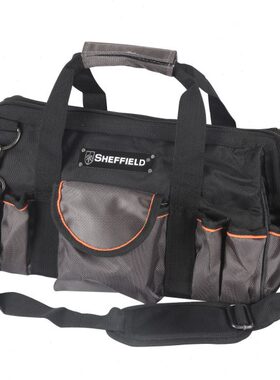 钢盾S023001 牛津布帆布多功能手提单肩电工工具包 五金维修包