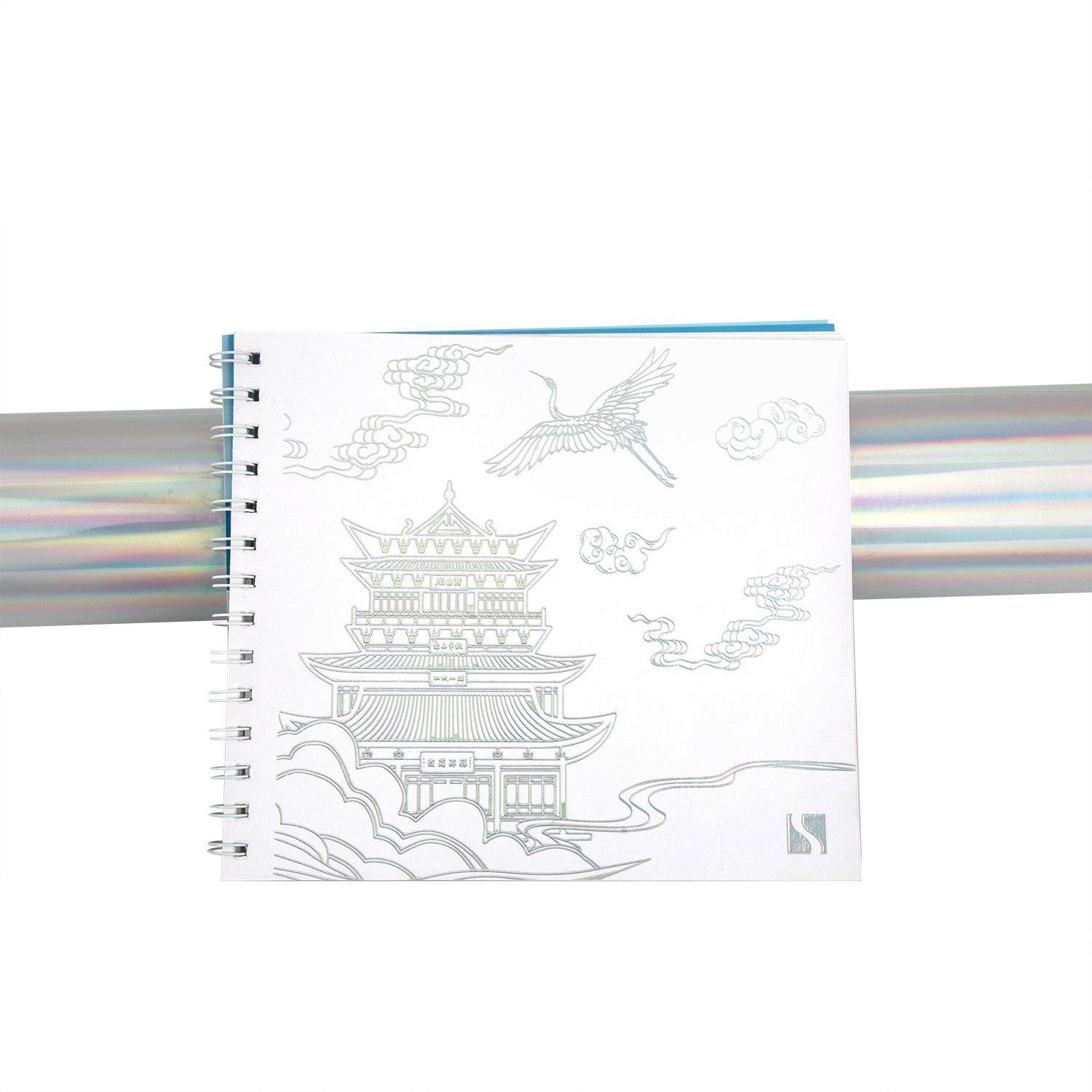 素面镭射银冷烫烫金纸烫金材料烫金纸亮银色电化铝烫金膜丝印数码