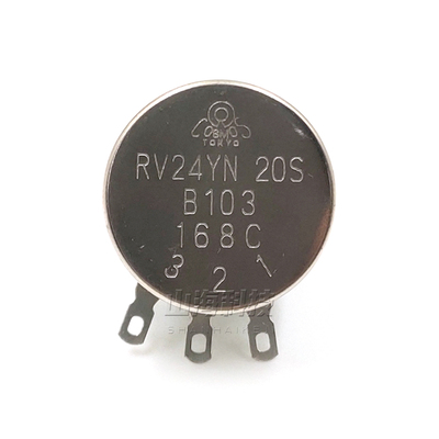 RV24YN20S B103 10K单圈碳膜电位器 可调电阻 变频器调速开关旋钮