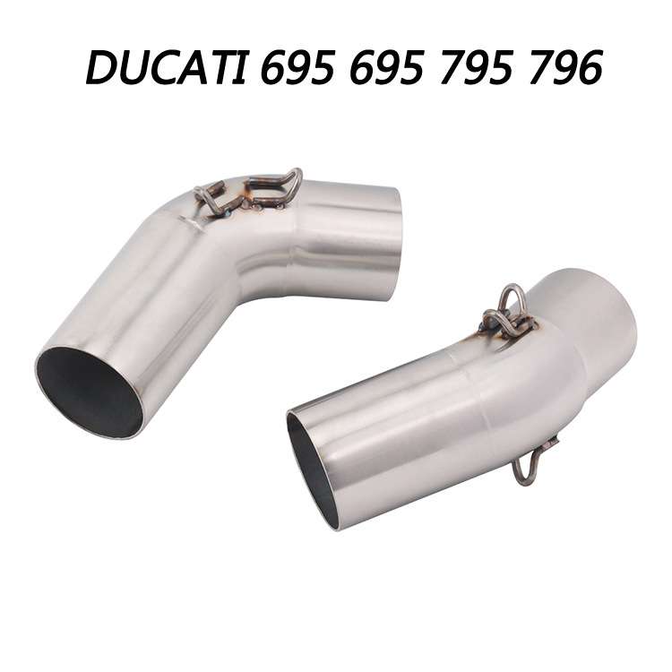 适用于杜卡迪DUCATI 695 696 795 796改装排气管中段连接管