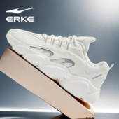 防滑厚底休闲运动鞋 鸿星尔克男鞋 时尚 软底增高老爹鞋 2026春季 新款