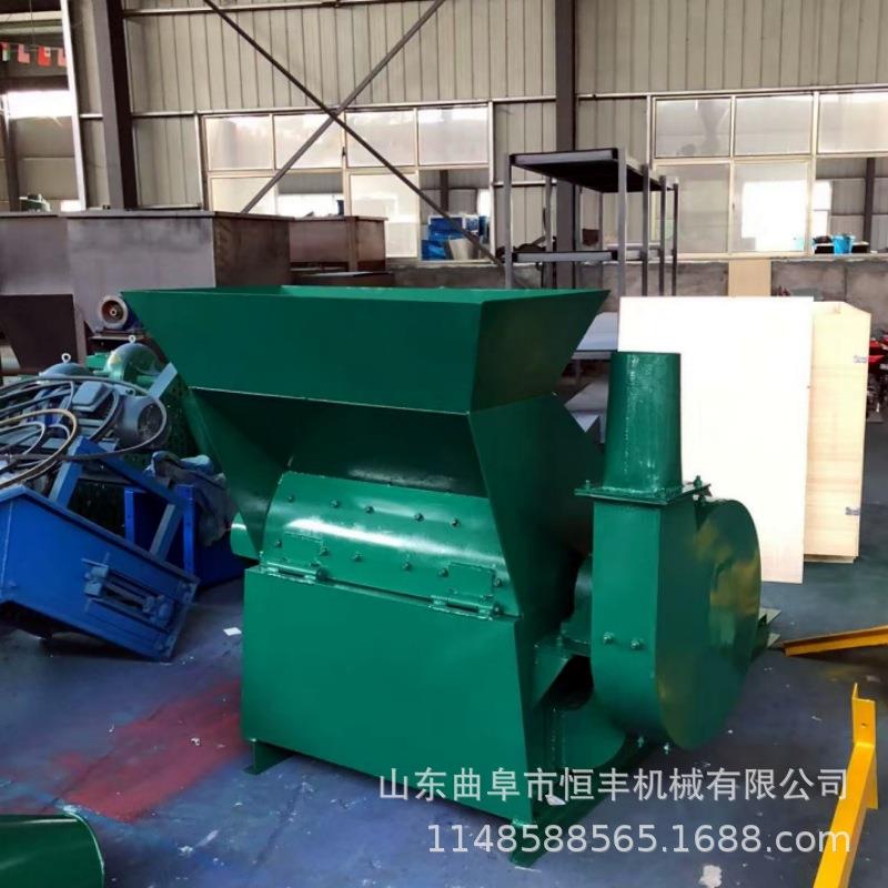 皮带输送机进料全自动花生壳玉米饲料粉碎机水滴式磨粉机价