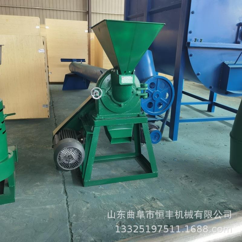 木薯地瓜干齿盘粉碎机柴油机带动辣椒茴香磨粉机丹参木耳研磨机