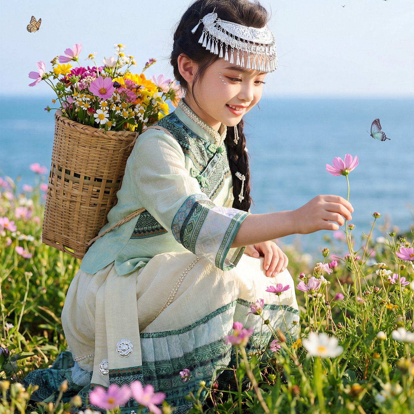 六一演出服民族服装儿童56个少数民族藏族蒙古族男女童苗族服饰