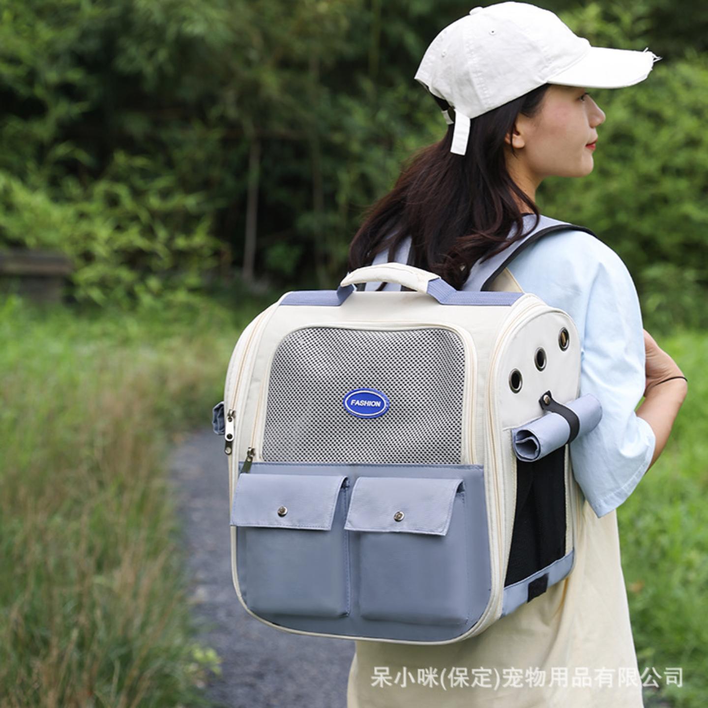 宠物双肩包外出猫咪狗中小型犬