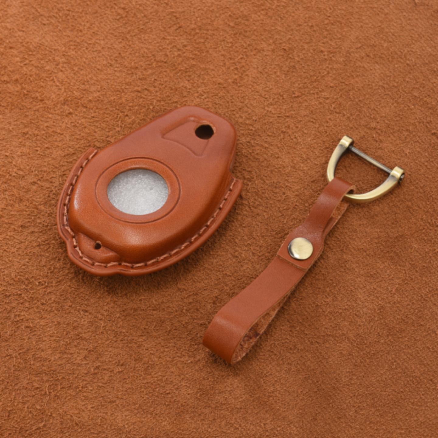 哈雷复古机车牛皮钥匙包