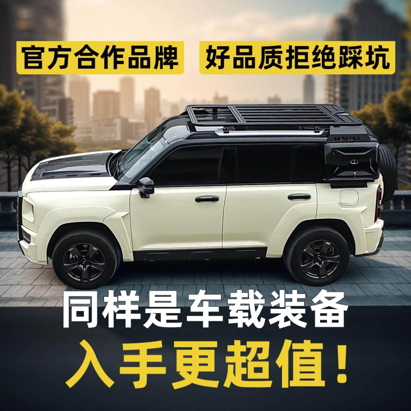 长城炮脚踏板车顶行李架平台爬梯
