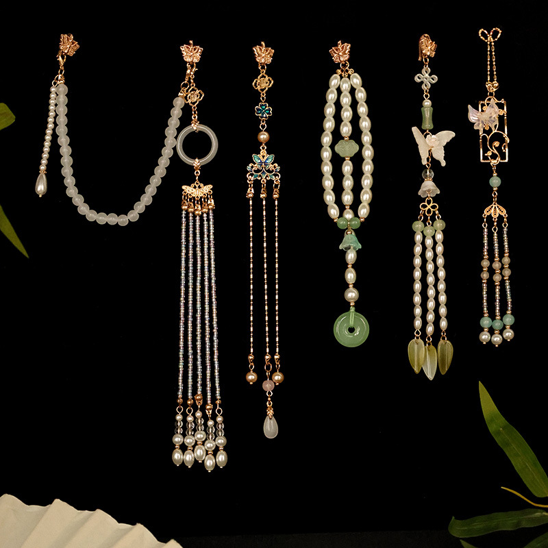 春款小清新旗袍压襟茶服汉服复古