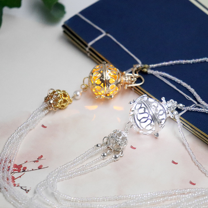 古风汉服配饰会发光可打开禁步