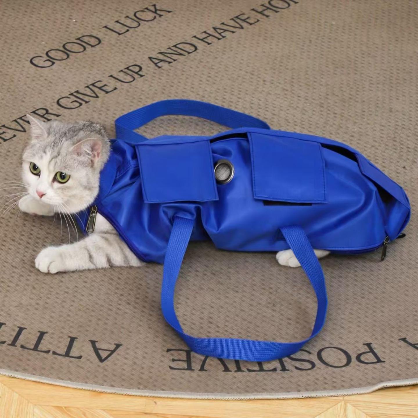 猫咪外出固定包猫宠物打针剪指甲