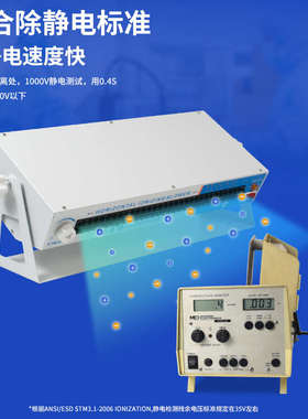 离子风机除静电风机悬挂式卧式台式防静电除尘离子风扇工业SL-010