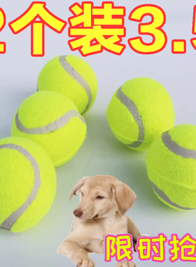 狗狗玩具球自嗨解闷神器宠物边牧金毛柯基耐咬球训练磨牙网球橡胶