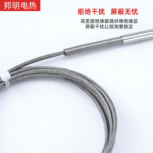 K型铠装热电偶WRNK-191针型电热偶温度传感器可弯曲探头PT100/E/J