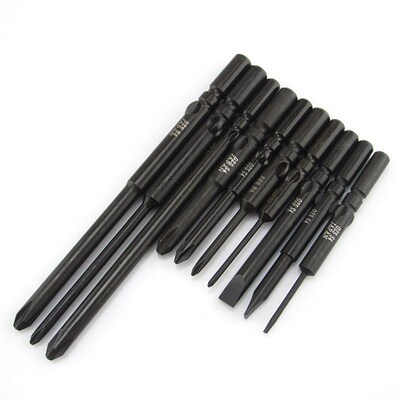 OZS 加硬合金钢 十字电批头 一字电批咀 起子801/802电动螺丝刀头