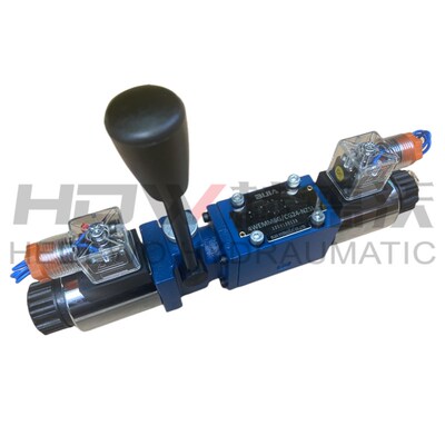 液压手电一体电磁换向阀4WEMM6E/D12V/24V 手动阀4WEMM10E/6G/6JH