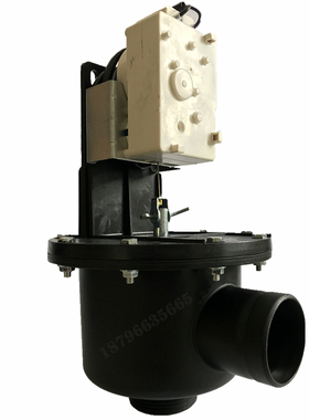 V3ED-180水洗机黄色塑料排水阀WH-QD-3-180洗衣脱机电动磁排污阀