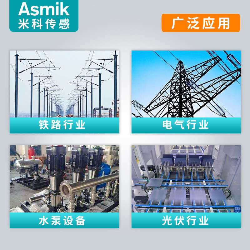 互感变送米科交流电流变送器4~20mA两相穿孔智能交流电流传感器