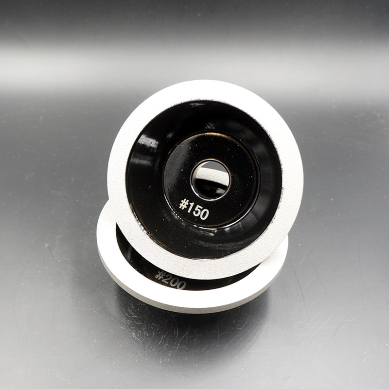 钎焊钻石合金碗型砂轮金刚石砂轮磨钨钢合金铣刀砂轮磨刀机砂轮