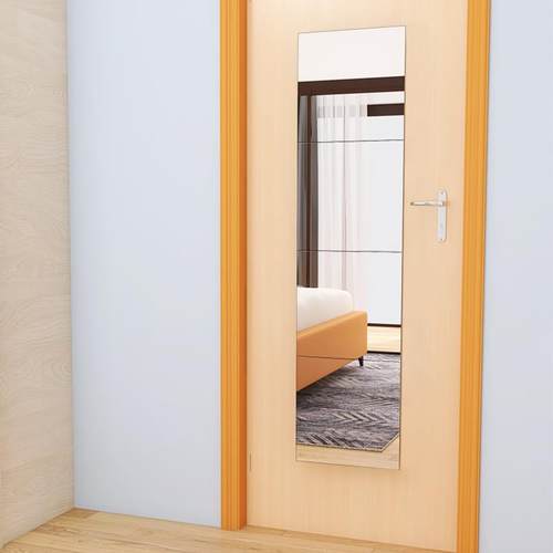 镜子全身穿衣镜贴墙自粘拼接镜子学生宿舍墙镜家用衣柜粘贴试衣艺