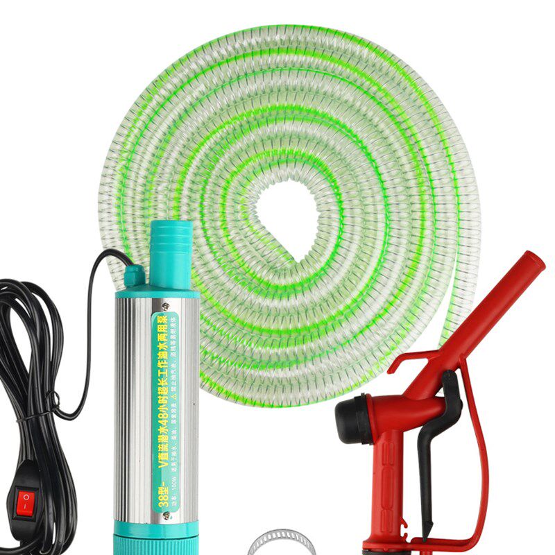 电动抽油泵小型12v柴油加油机油抽子24v220伏通用自吸抽水泵神器