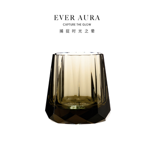 EVRA【九钻】K9水晶江户切子威士忌酒杯手工雕刻洋酒杯礼盒套装