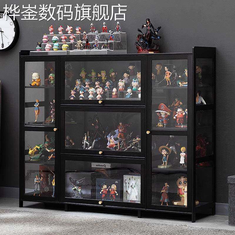 桦崟模型展示柜乐高压克力展示架非玻璃产品陈列柜子模型玩具烟柜货架摆件垫垫床笠拉车