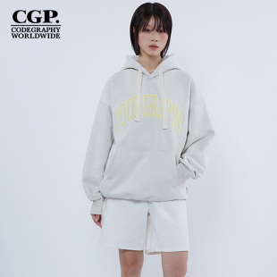 CODEGRAPHY韩国春秋男女时尚 百搭休闲连帽卫衣外套上衣CBDSUTH501