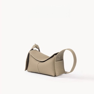 山下有挂耳系列中小mini屋檐包头层牛皮通勤单肩斜挎手提hobo包