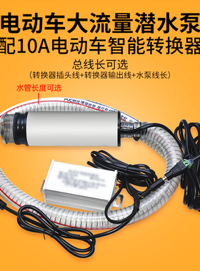 抽油泵柴油48V电车抽水泵60伏电动三轮车小型自吸泵72V柴油泵潜水