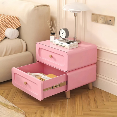 无甲醛铁艺收纳柜床边斗柜储物柜