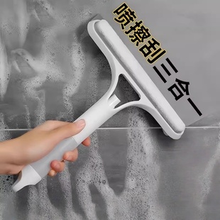 三合一刮水板擦玻璃神器家用玻璃刮保洁专用镜子刷双面擦窗清洁器