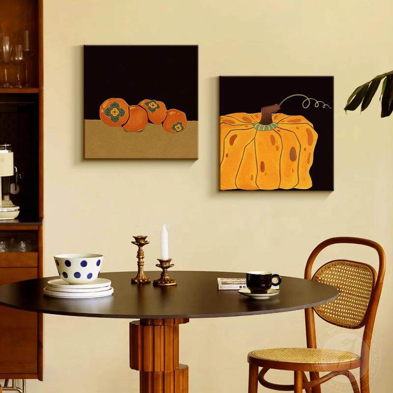 法式中古风餐厅装饰画小众艺术沙发背景墙挂画客厅卧室高级感壁画