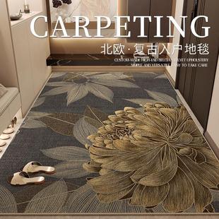 门口进门轻奢高级感玄关门垫家用大门脚垫地毯 入户门地垫2024新款